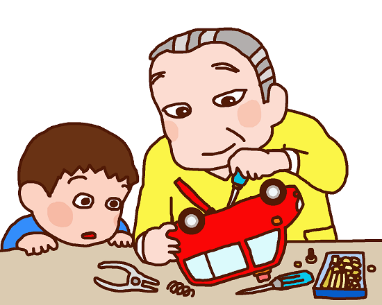 おもちゃの修理